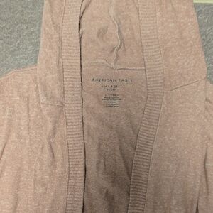 American Eagle Plush Beige Cardigan